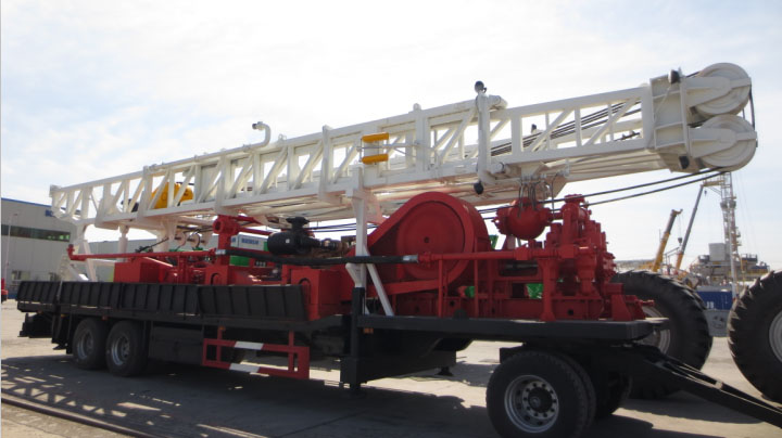 1500M Trailer Mounted Water Well Drilling Rig