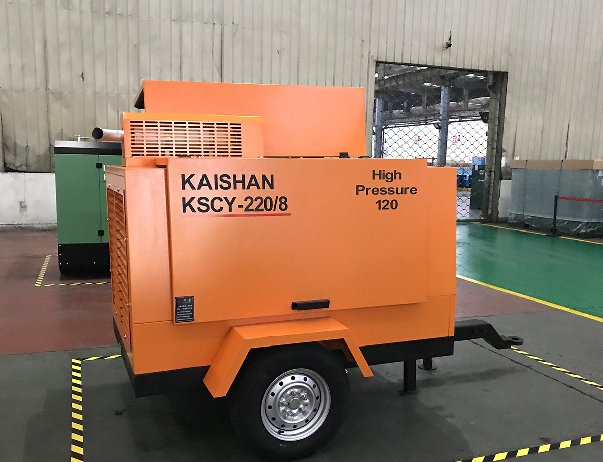 KSCY-220/8柴油移动螺杆空气压缩机